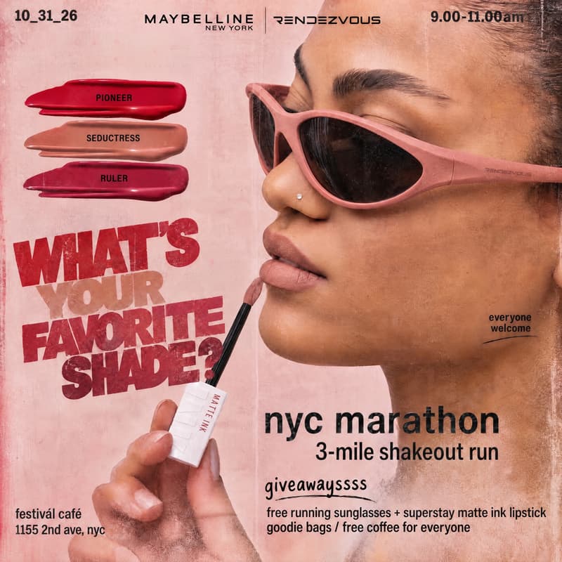 Cover Image for Maybelline X Rendezvous NYC Marathon Shake Out Run