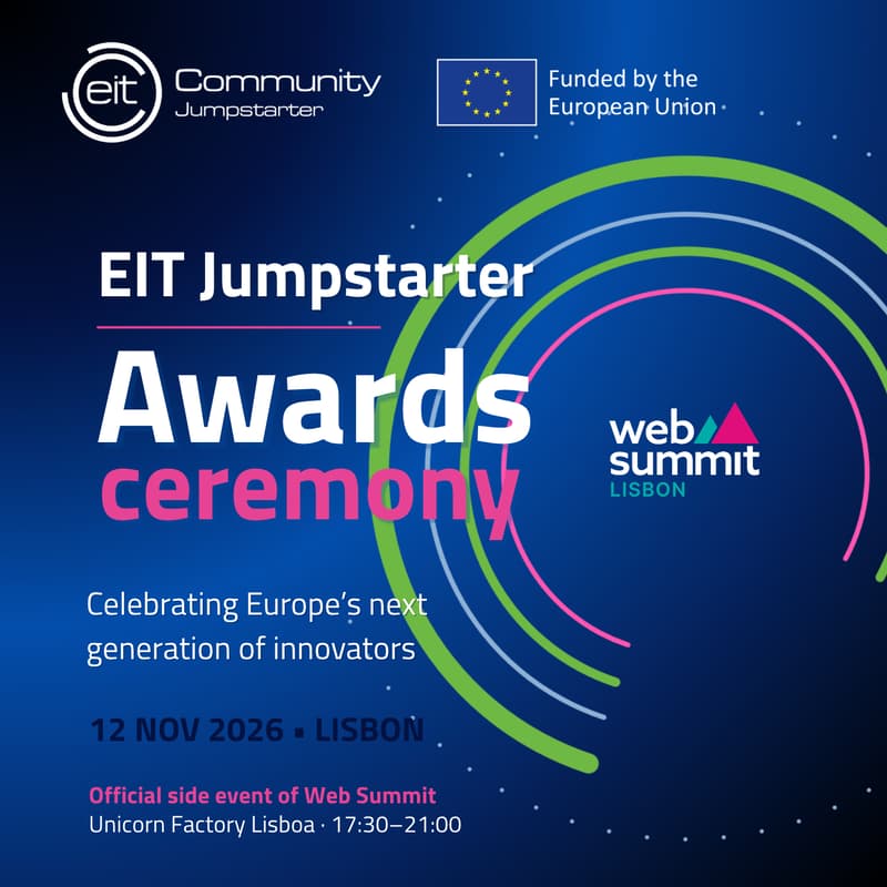 Cover Image for EIT Jumpstarter 2026 Awards Ceremony | Web Summit Side event