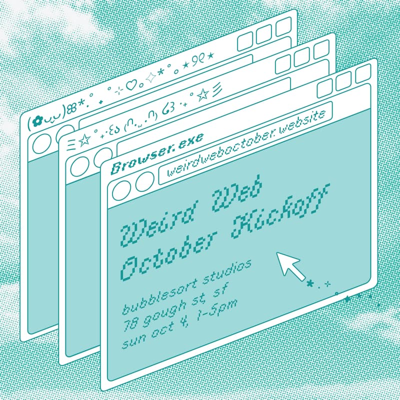 Cover Image for weird web october kickoff