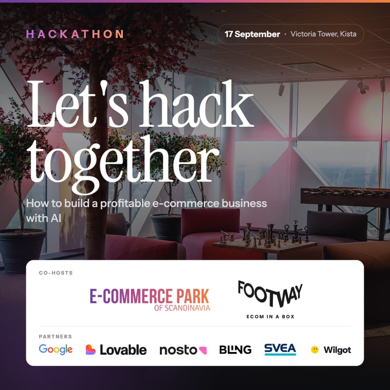 Cover Image for Hackathon: How to build a profitable e-commerce business with AI