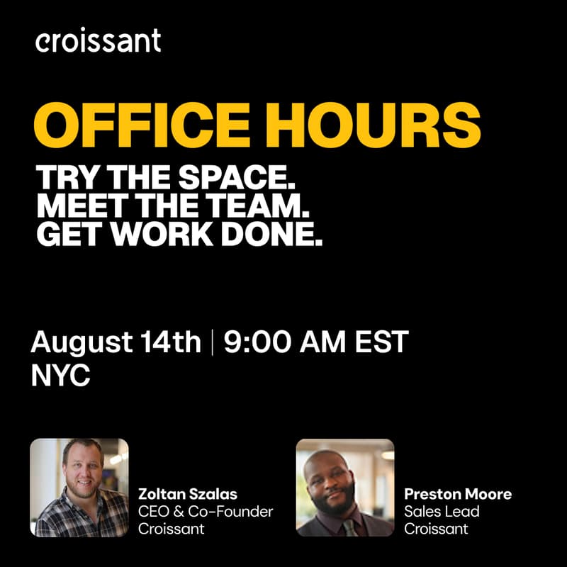 Cover Image for People Leaders Office Hours with Croissant