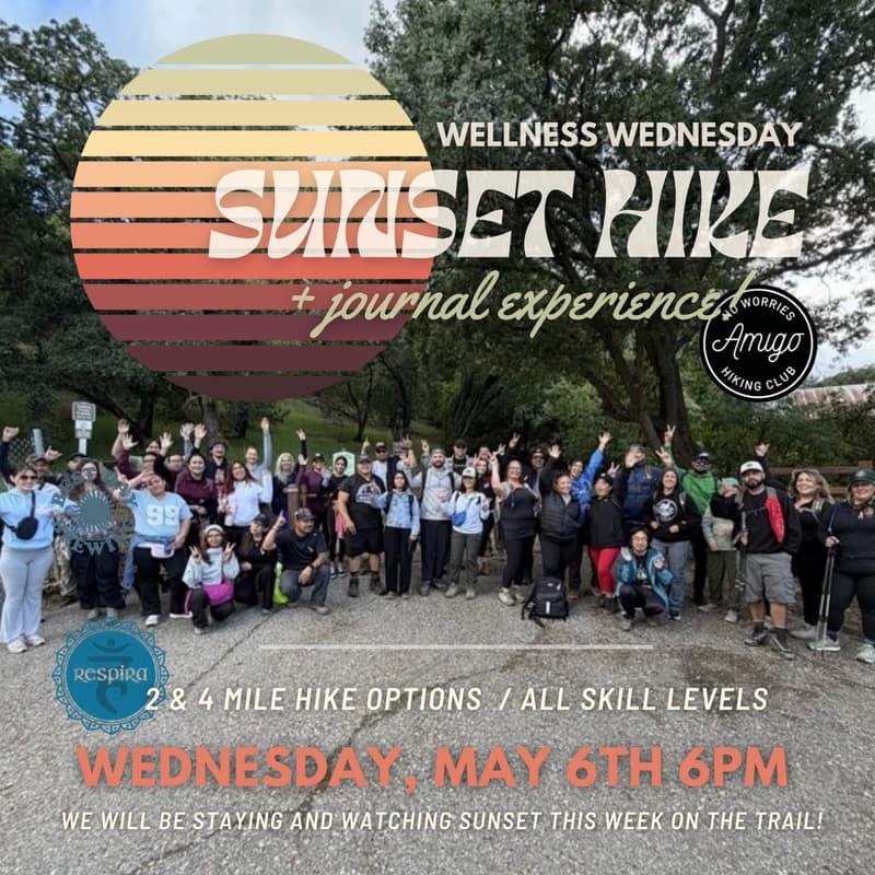 Cover Image for Sunset Hike & Journal Experience!