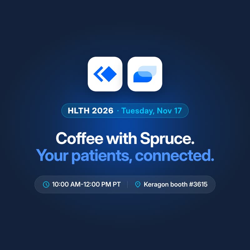 Cover Image for Coffee with Spruce Health at the Keragon booth | HLTH 2026