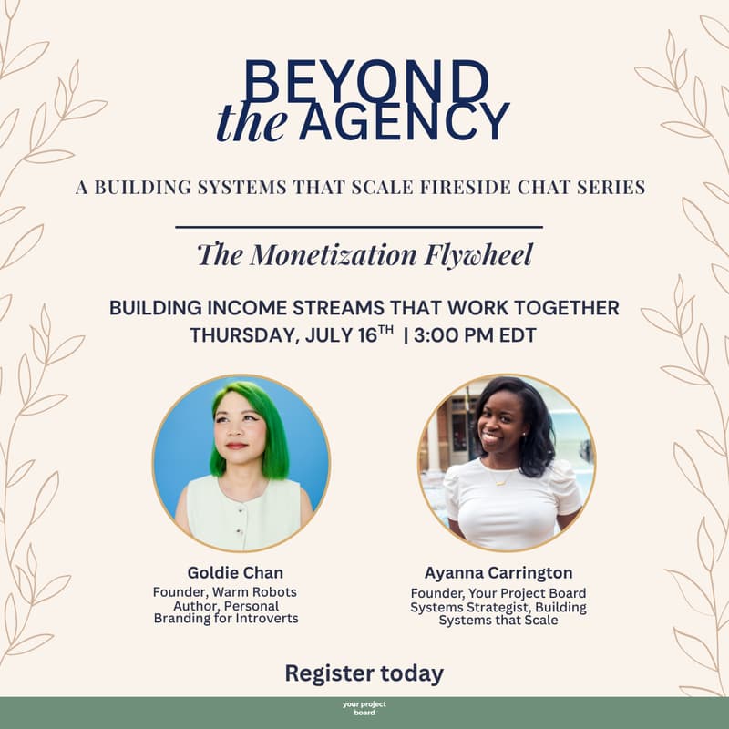 Cover Image for Beyond the Agency: The Monetization Flywheel with Goldie Chan