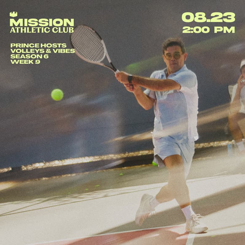 Cover Image for Prince Hosts Volleys & Vibes: SZN 6 x Week 9