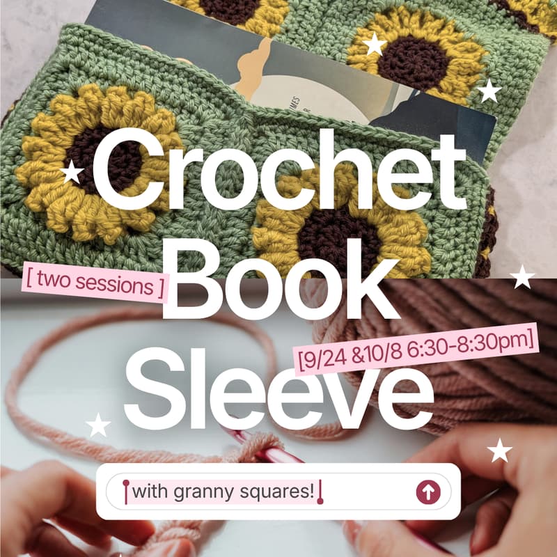 Cover Image for Crochet A Book Sleeve