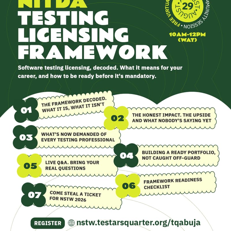 Cover Image for NITDA's Software Testing Licensing Framework, Decoded