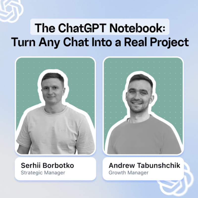 Cover Image for The ChatGPT Notebook: Turn Any Chat Into a Real Project
