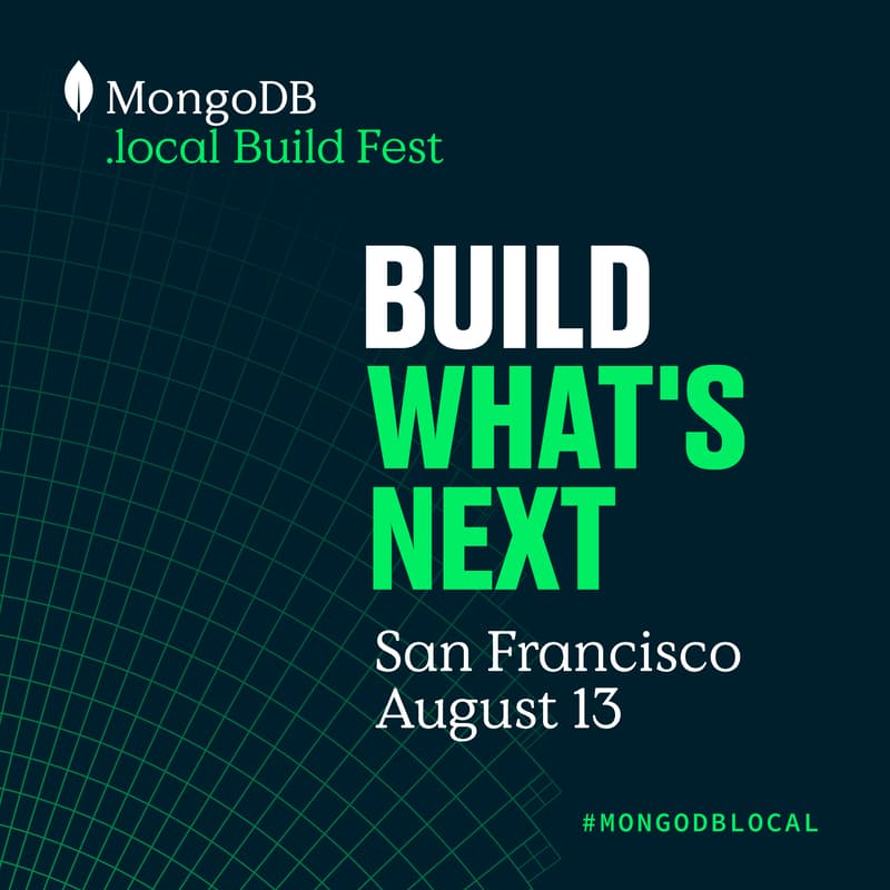 Cover Image for MongoDB.local Build Fest: San Francisco