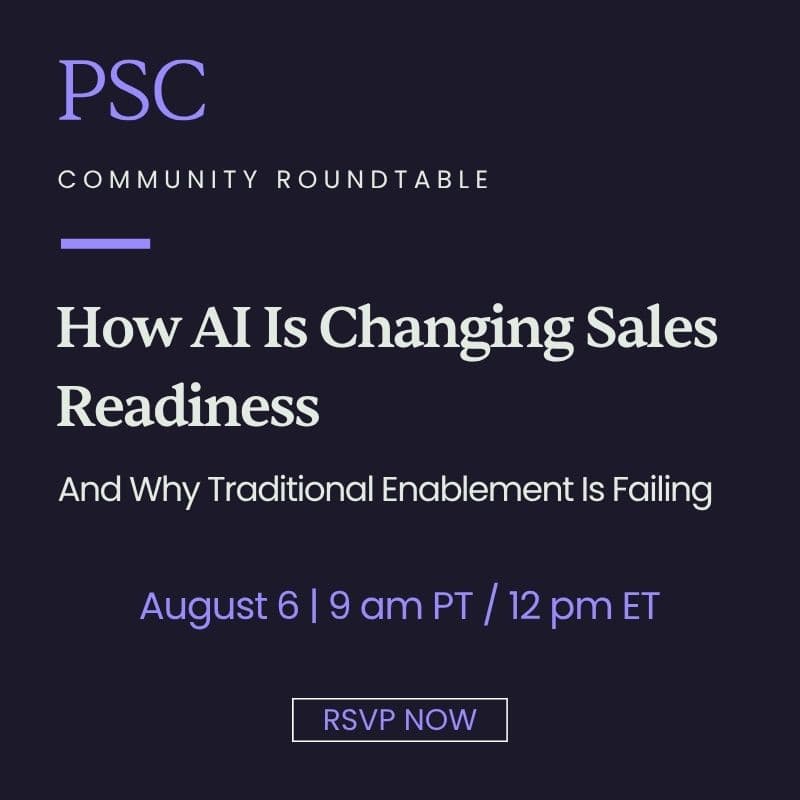 Cover Image for Community Roundtable: How AI Is Changing Sales Readiness