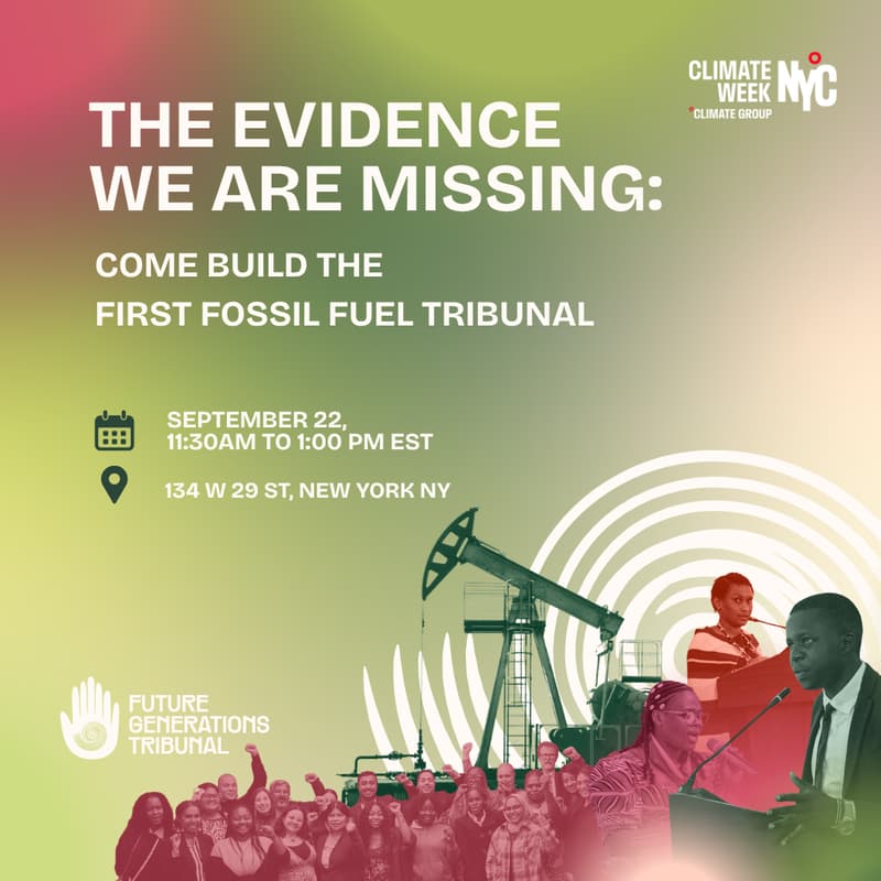 Cover Image for The Evidence We Are Missing: Come Build the First Fossil Fuel Tribunal