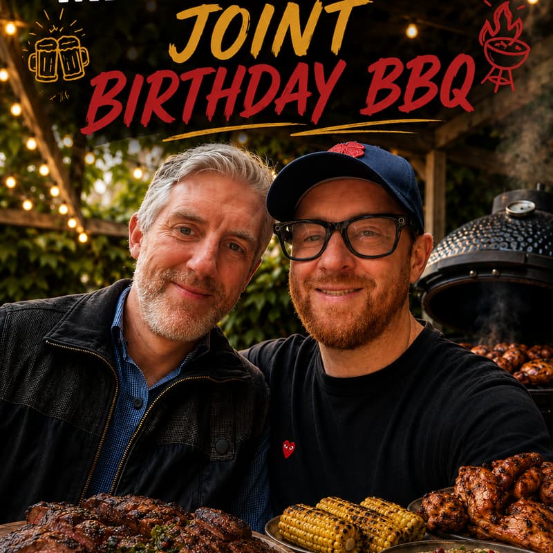 Cover Image for 🔥🍷 Mark & Damo’s Joint Birthday BBQ