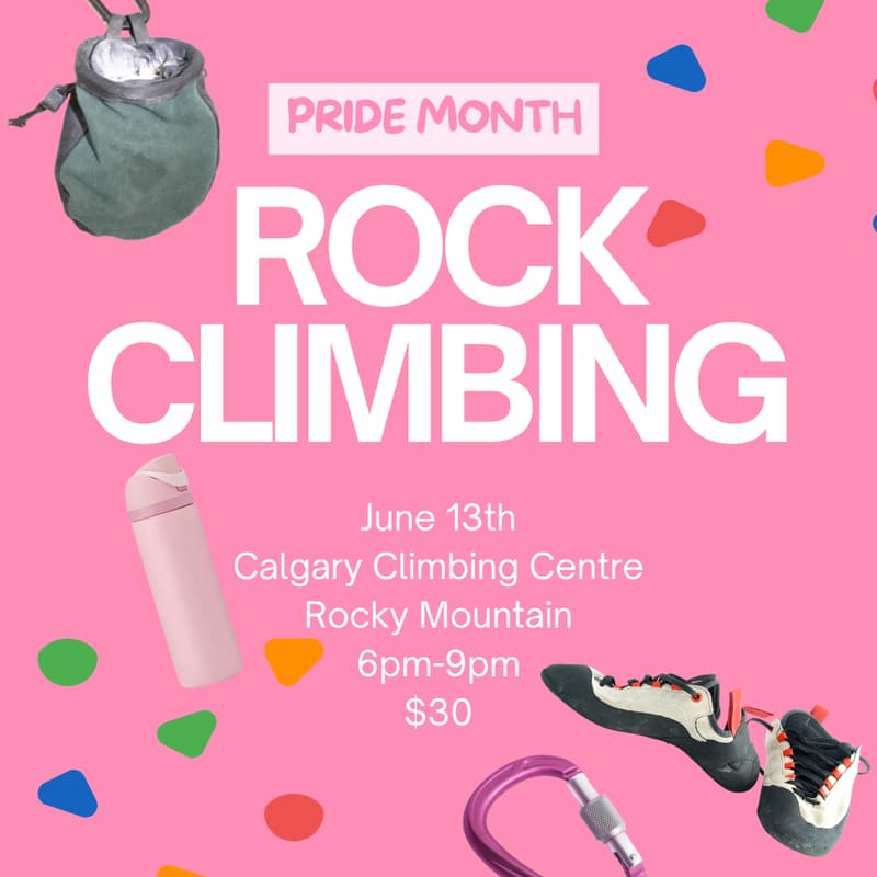Cover Image for Pride Month Rock Climbing