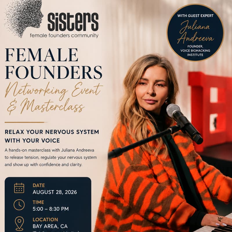 Cover Image for Female Founders Networking Event & Masterclass
