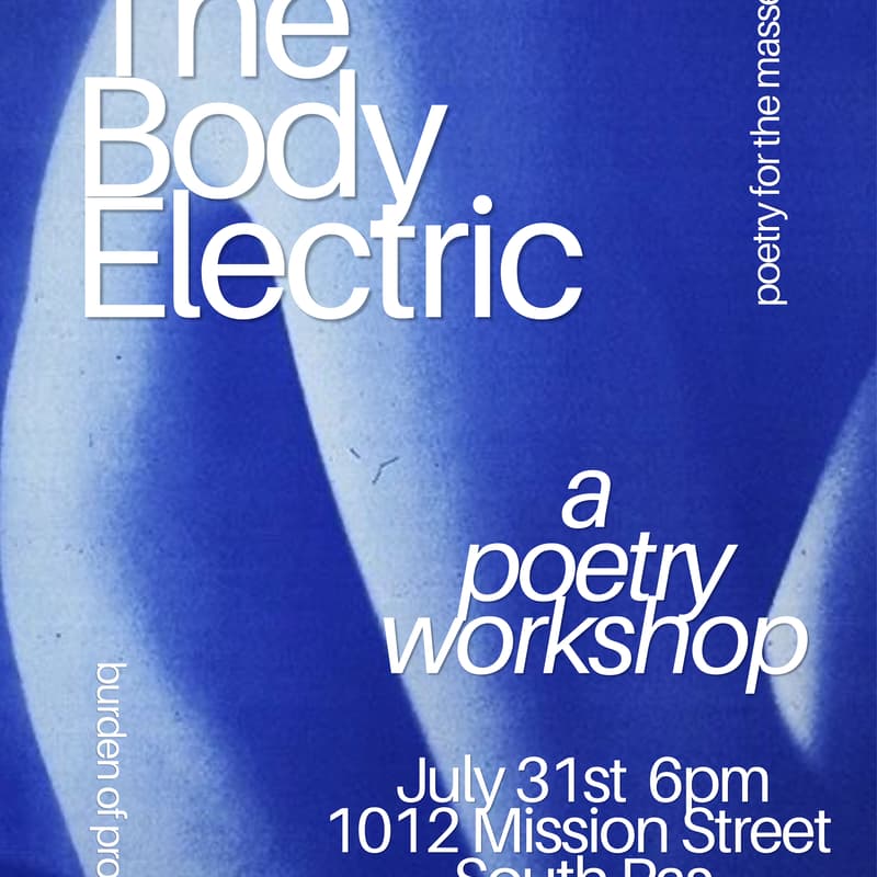Cover Image for The Body Electric Poetry Workshop