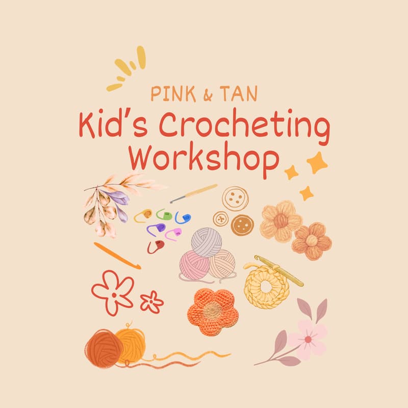 Cover Image for Kid's Crocheting Workshop