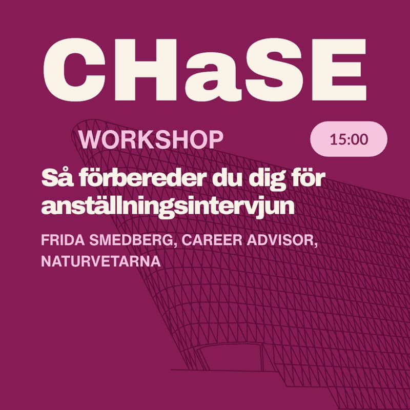 Cover Image for Så förbereder du dig för anställningsintervjun (CHaSE 2026 Workshop)