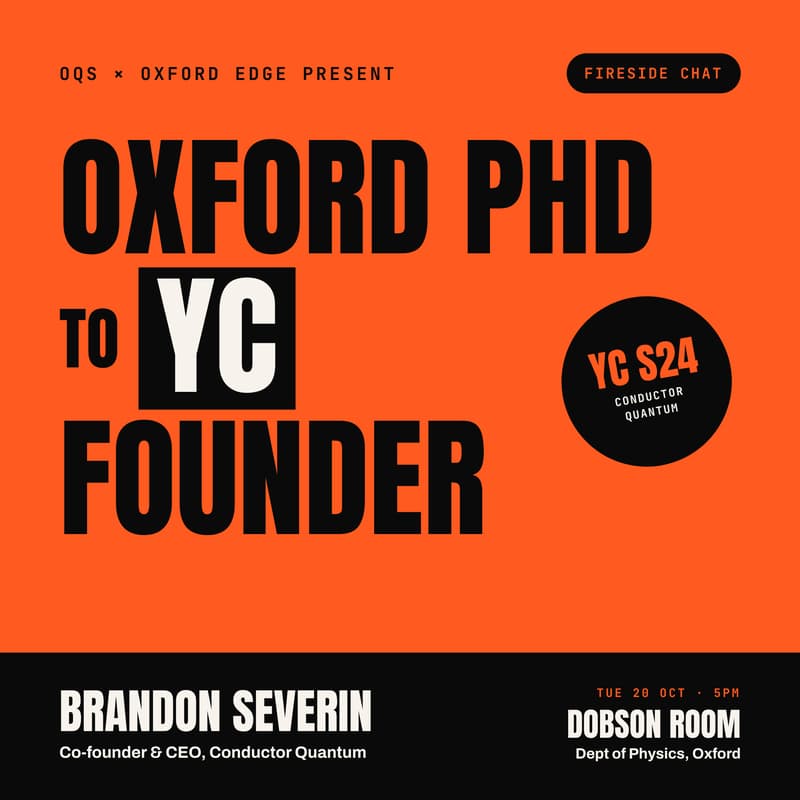 Cover Image for From Oxford PhD to YC Founder: A Fireside Chat with Brandon Severin