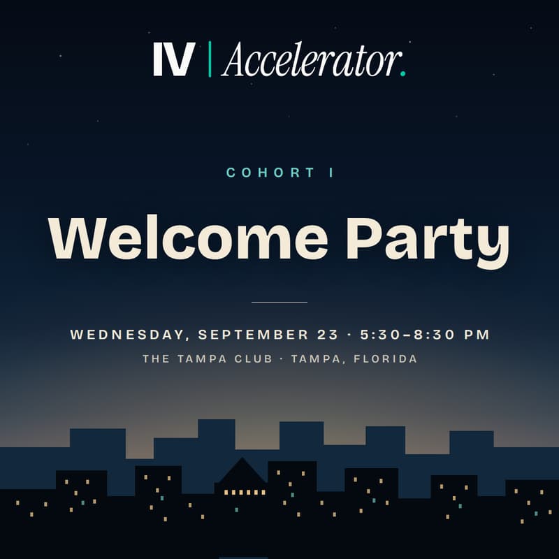Cover Image for IV Accelerator Cohort I Welcome Party