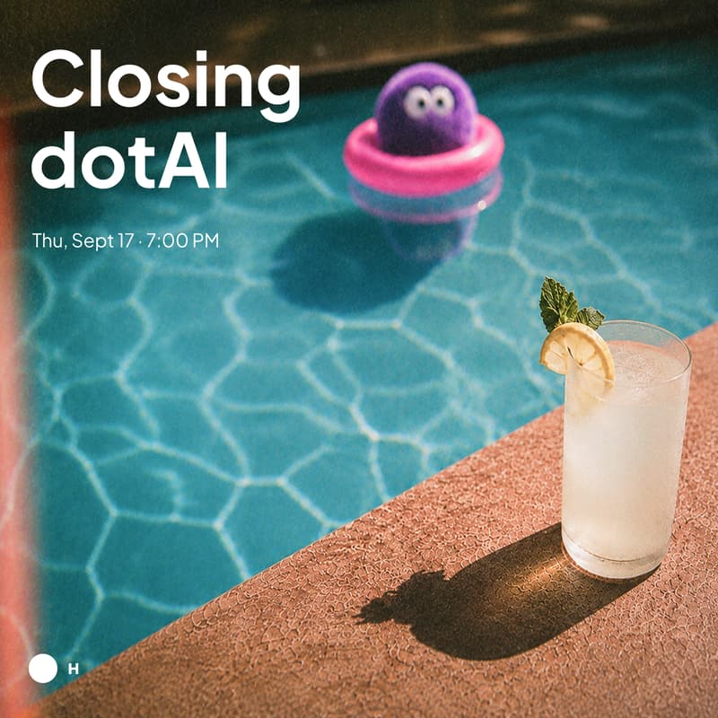 Cover Image for Closing dotAI w/ H Company