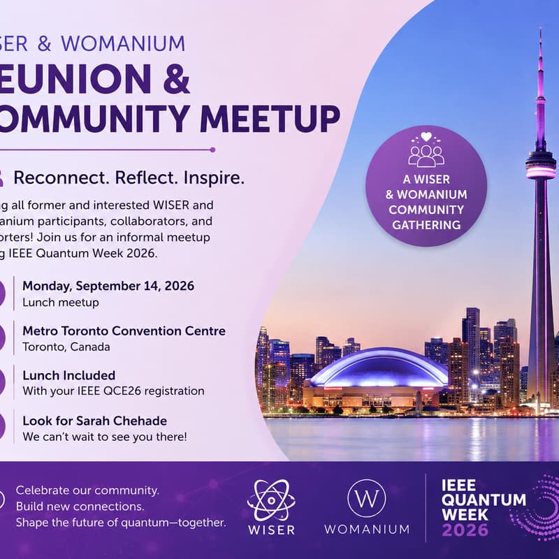 Cover Image for WISER/Womanium Meetup at IEEE Quantum 2026