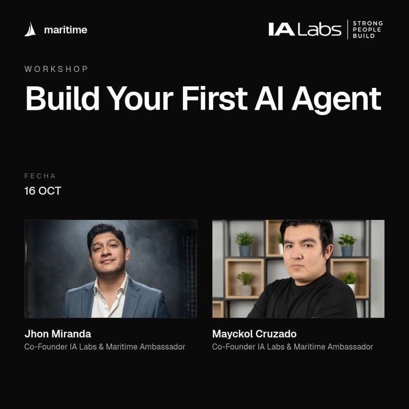 Cover Image for [Workshop] Build Your First AI Agent