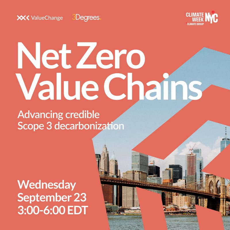 Cover Image for Net Zero Value Chains - From accounting to action: advancing credible Scope 3 decarbonization