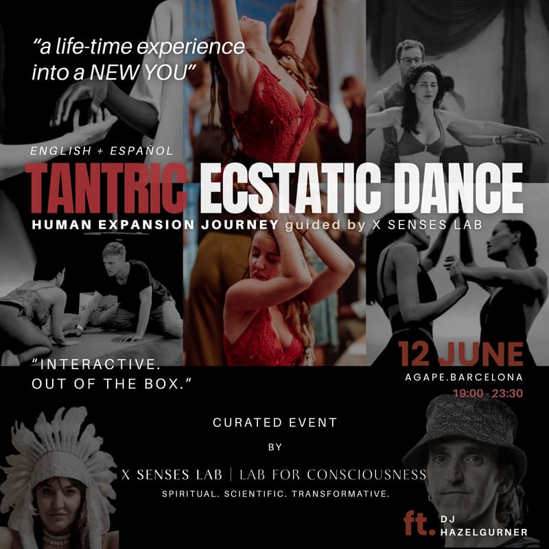 Cover Image for TANTRIC ECSTATIC DANCE (English + Español) - más que una danza.