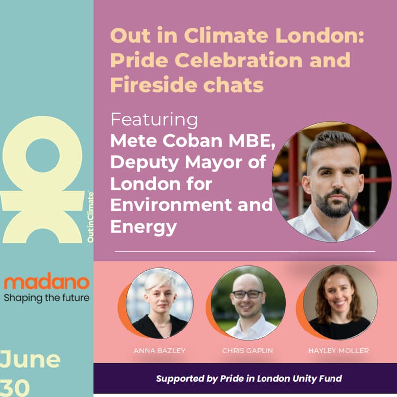 Cover Image for Out in Climate London: Pride Fireside Chats 2026