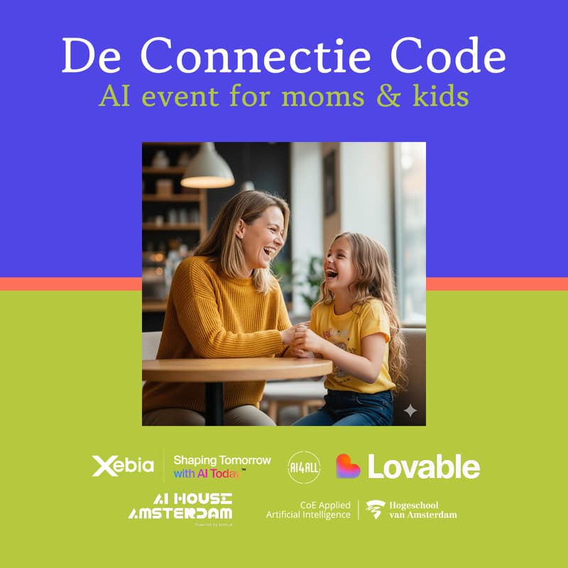 Cover Image for De Connectie Code - AI event for moms & kids (EN/NL editie)