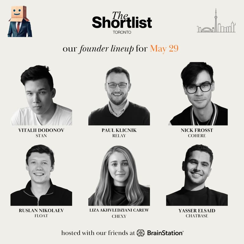 Cover Image for The Shortlist Founder Showcase: Presented by Boardy (Toronto Edition)