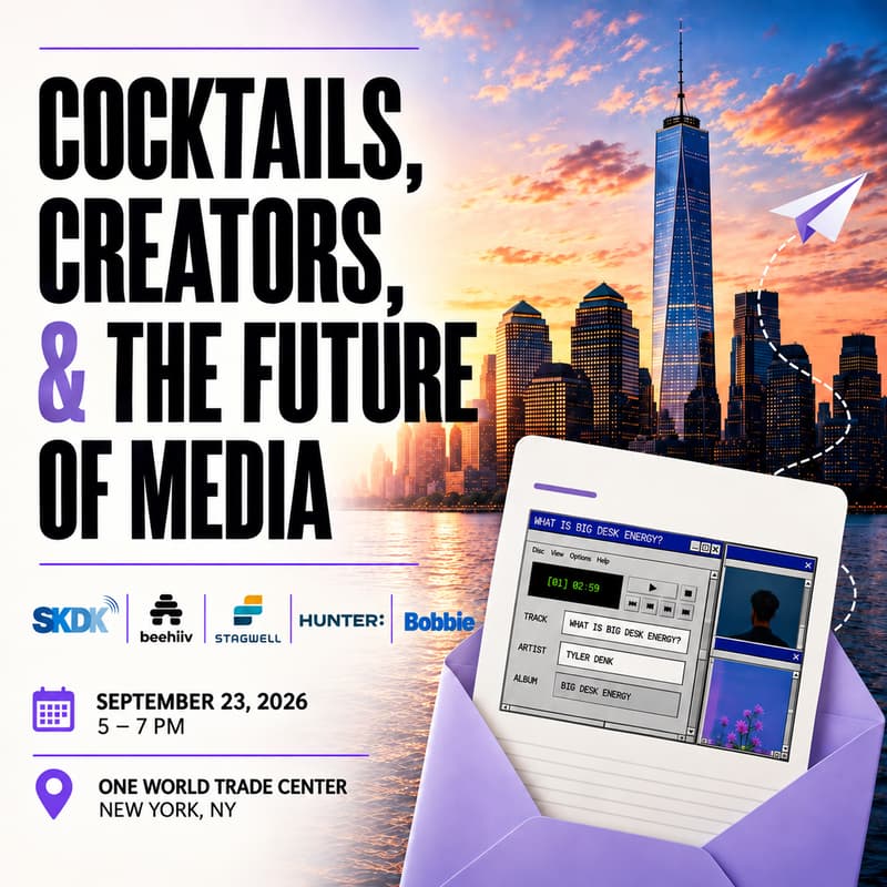 Cover Image for Cocktails, Creators & The Future of Media