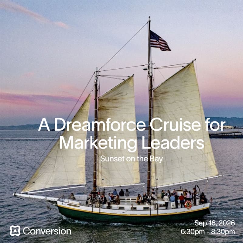 Cover Image for Sunset on the Bay: A Dreamforce Cruise for Marketing Leaders