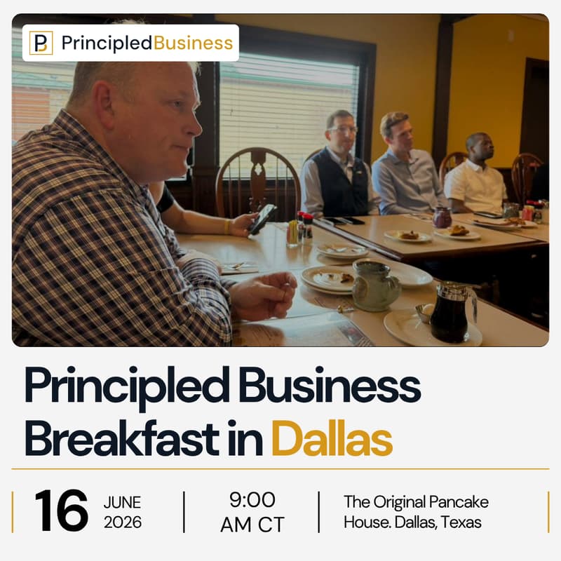 Cover Image for Principled Business Breakfast in Dallas