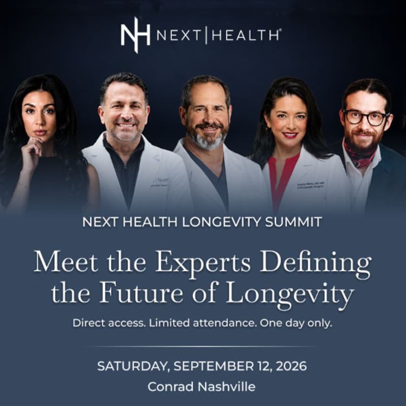 Cover Image for NEXT|HEALTH LONGEVITY SUMMIT