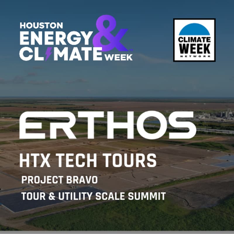 Cover Image for Houston Energy & Climate Week: Erthos Project Bravo Tour & Utility Scale Summit