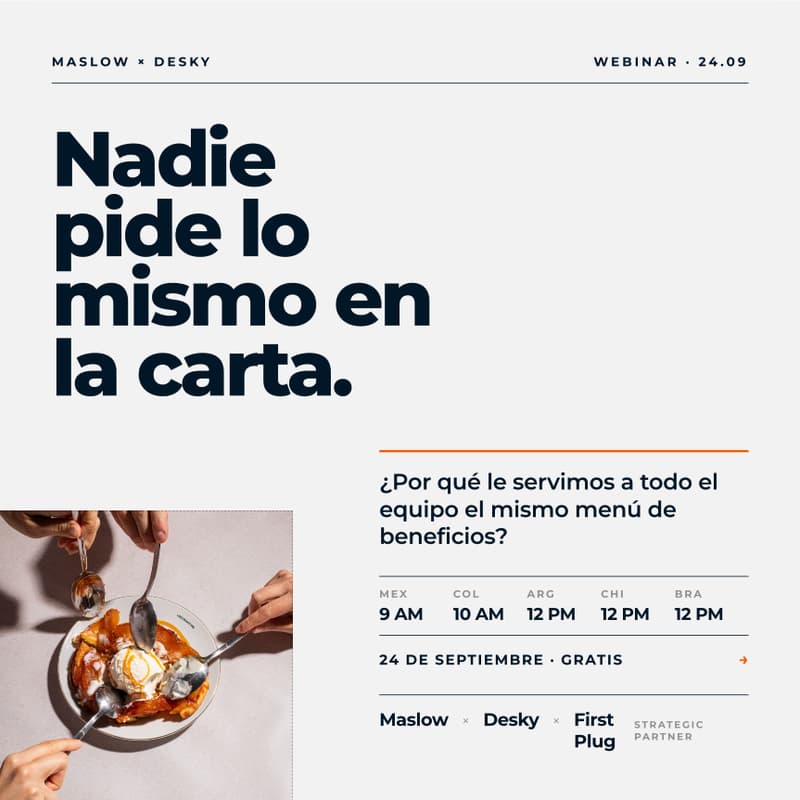 Cover Image for Menú de necesidades - Powered by Maslow & Desky
