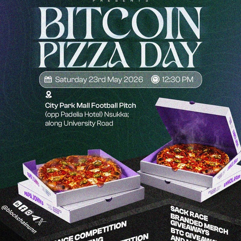 Cover Image for Bitcoin Pizza Day 2026 w/ Remitano