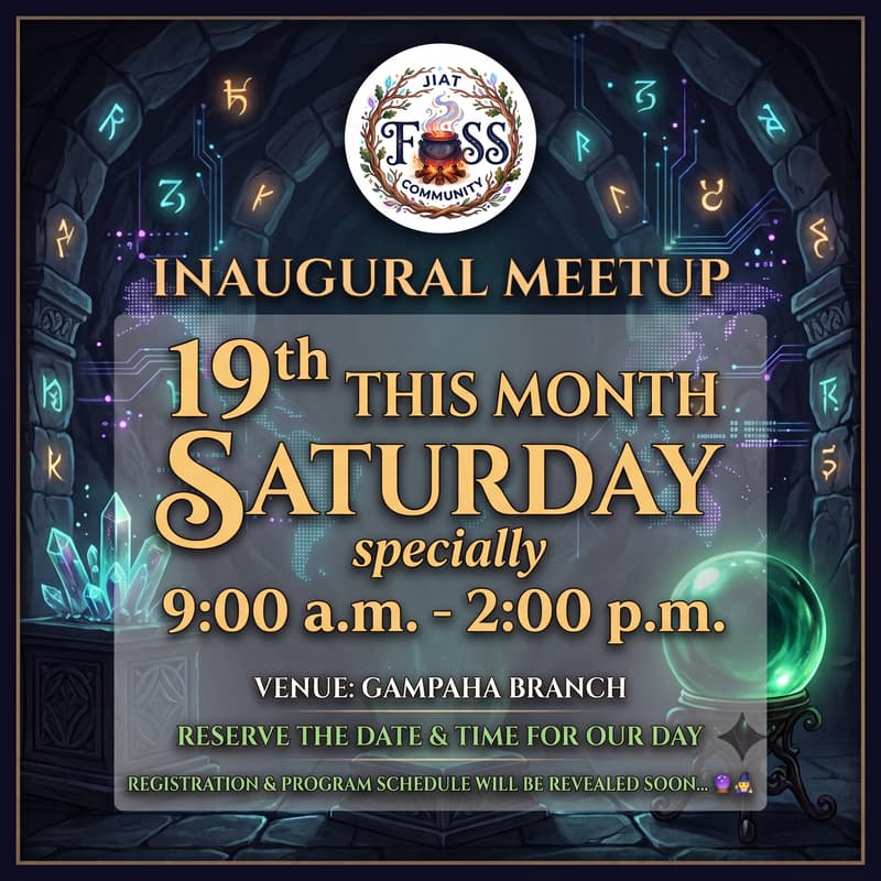 Cover Image for JIAT FOSS Community Inaugural Meetup
