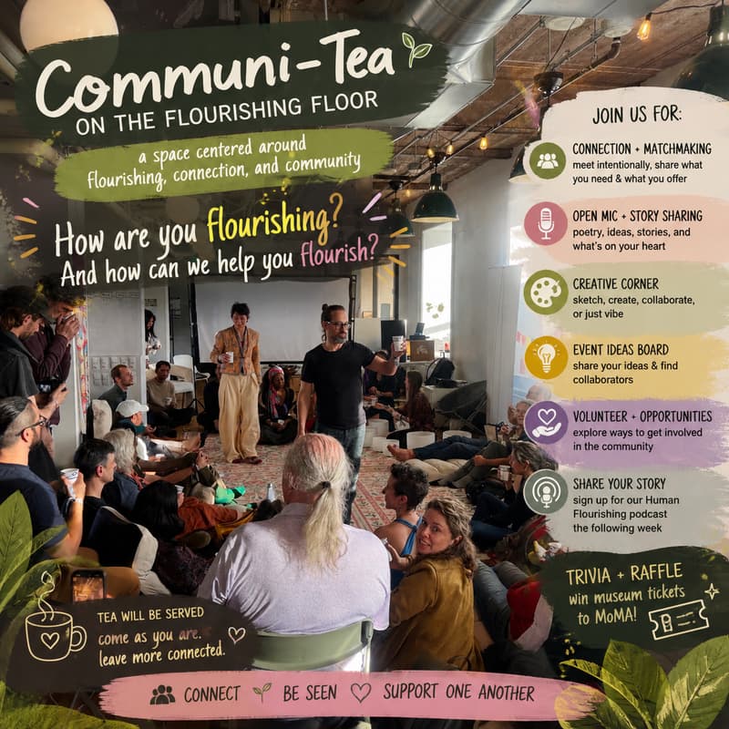 Cover Image for Communi-tea on the Flourishing Floor - Open Registration
