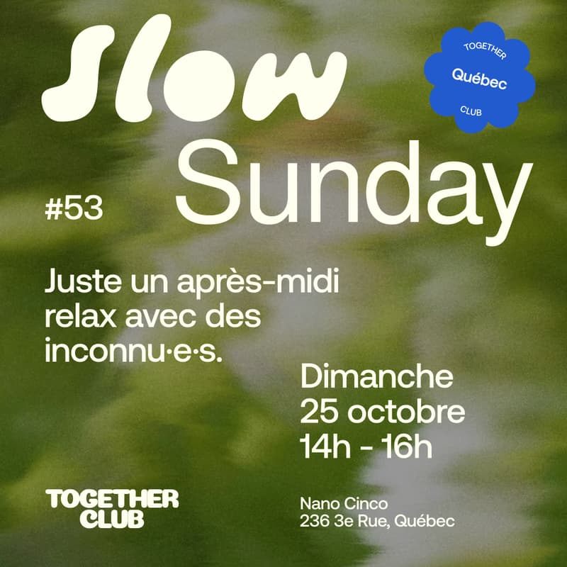 Cover Image for Slow Sunday *Québec* #53 – Nano Cinco