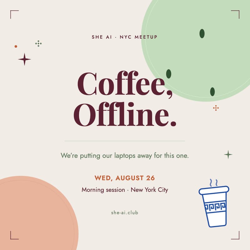 Cover Image for She AI Coffee Chat