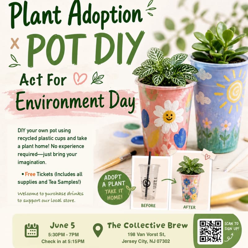 Cover Image for Plant Adoption X Pot DIY (Environment Day)