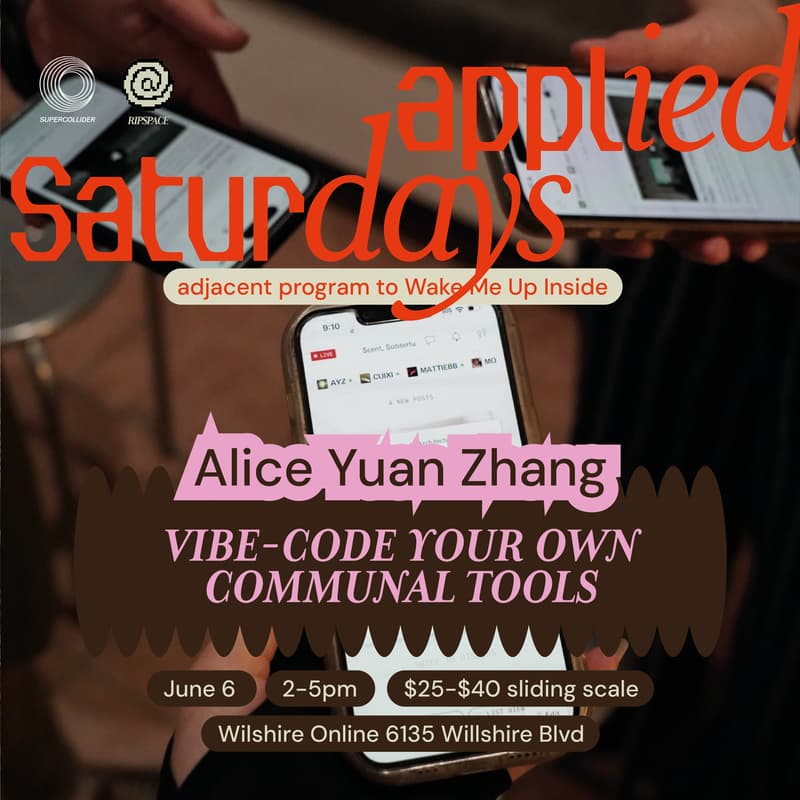 Cover Image for Vibe-Code Your Own Communal Tools with Alice Yuan Zhang