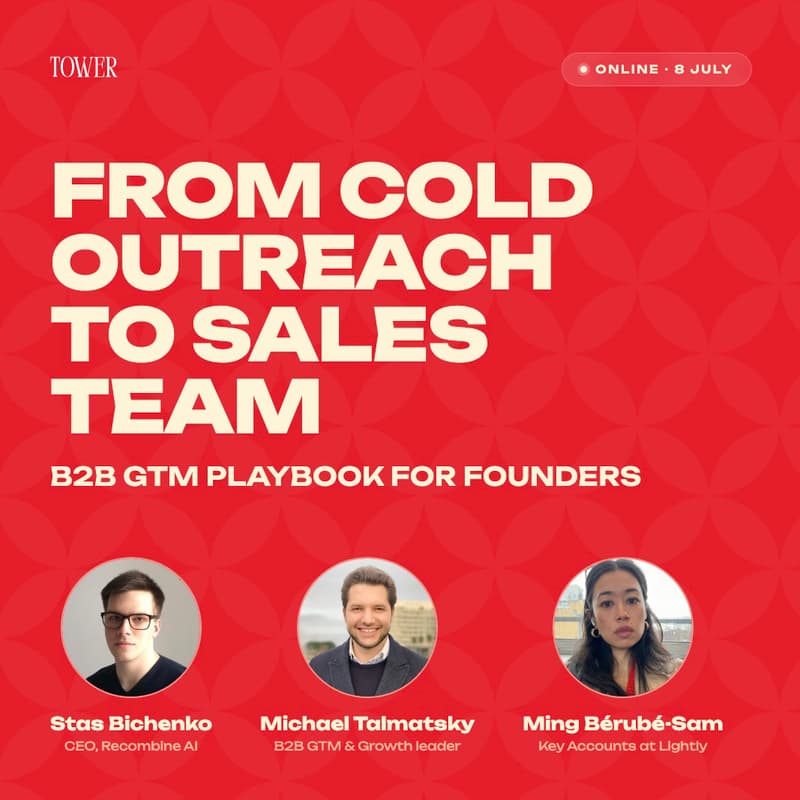 Cover Image for From Cold Outreach to Sales Team: B2B GTM Playbook for Founders