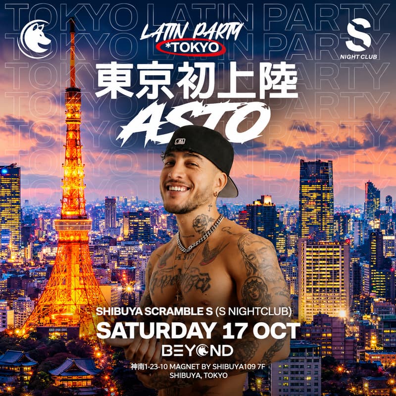 Cover Image for ASTO • OCTOBER 17 • S NIGHTCLUB • TOKYO