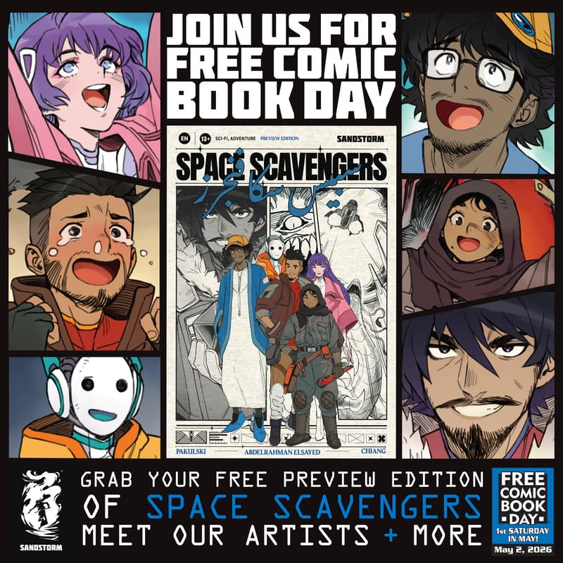 Cover Image for Free Comic Book Day with Sandstorm
