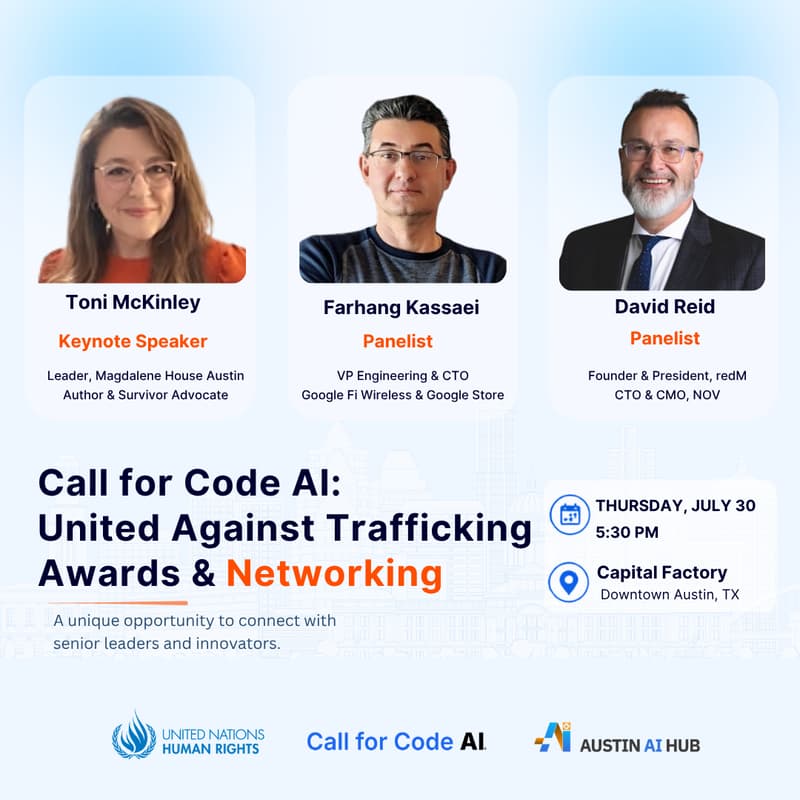 Cover Image for AI Against Trafficking: Awards & Networking
