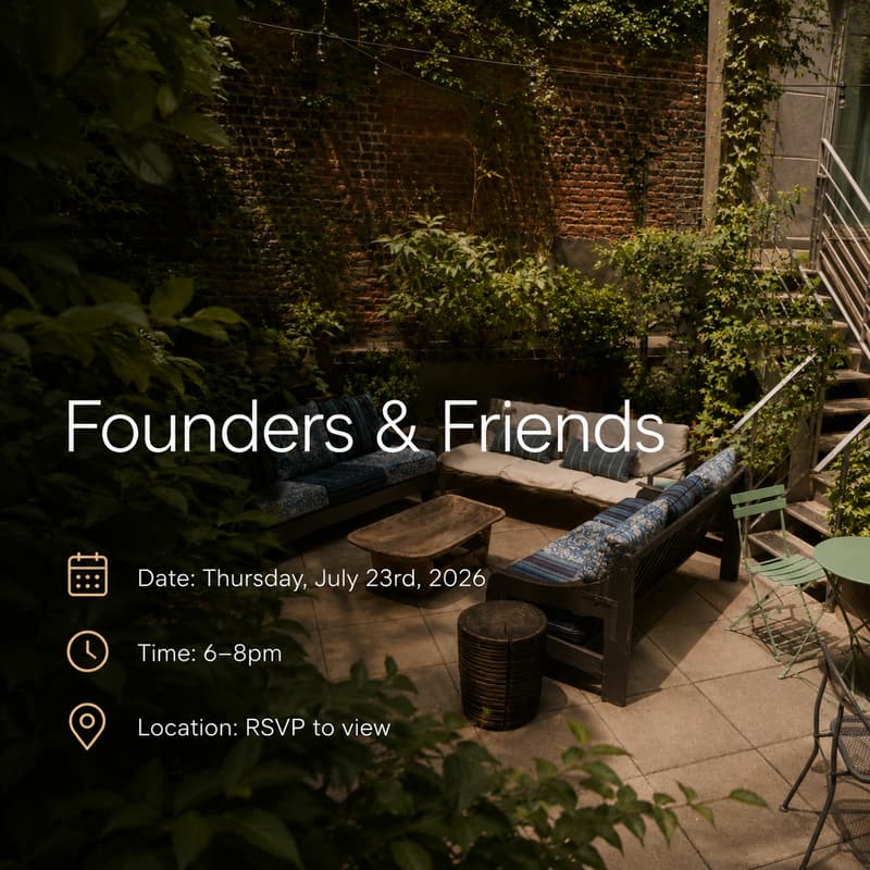 Cover Image for Founders & Friends