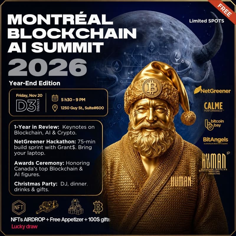 Cover Image for Blockchain & AI Summit Montreal 2026 – 3rd Edition